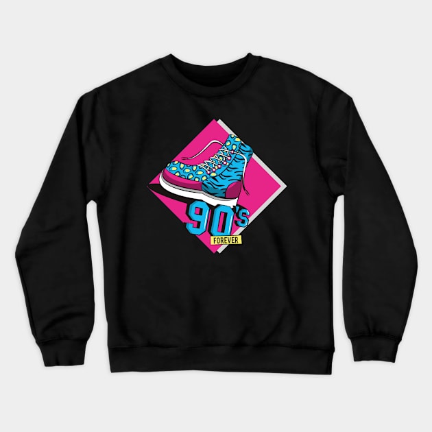 90s forever Crewneck Sweatshirt by schmomsen